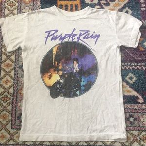 Vintage-looking Purple Rain Prince T-shirt